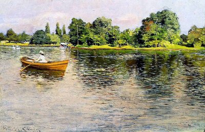 Summertime Pulling for Shore by William Merritt Chase